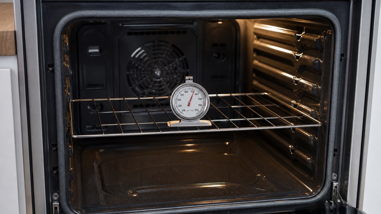 Oven thermometer used to check an oven that is not heating to the correct temperature