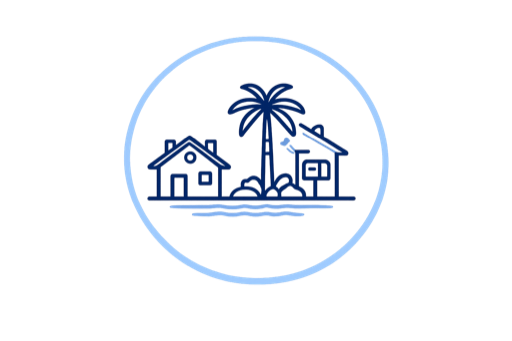 Estero service area illustration