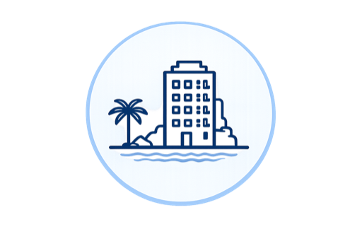 Naples service area illustration