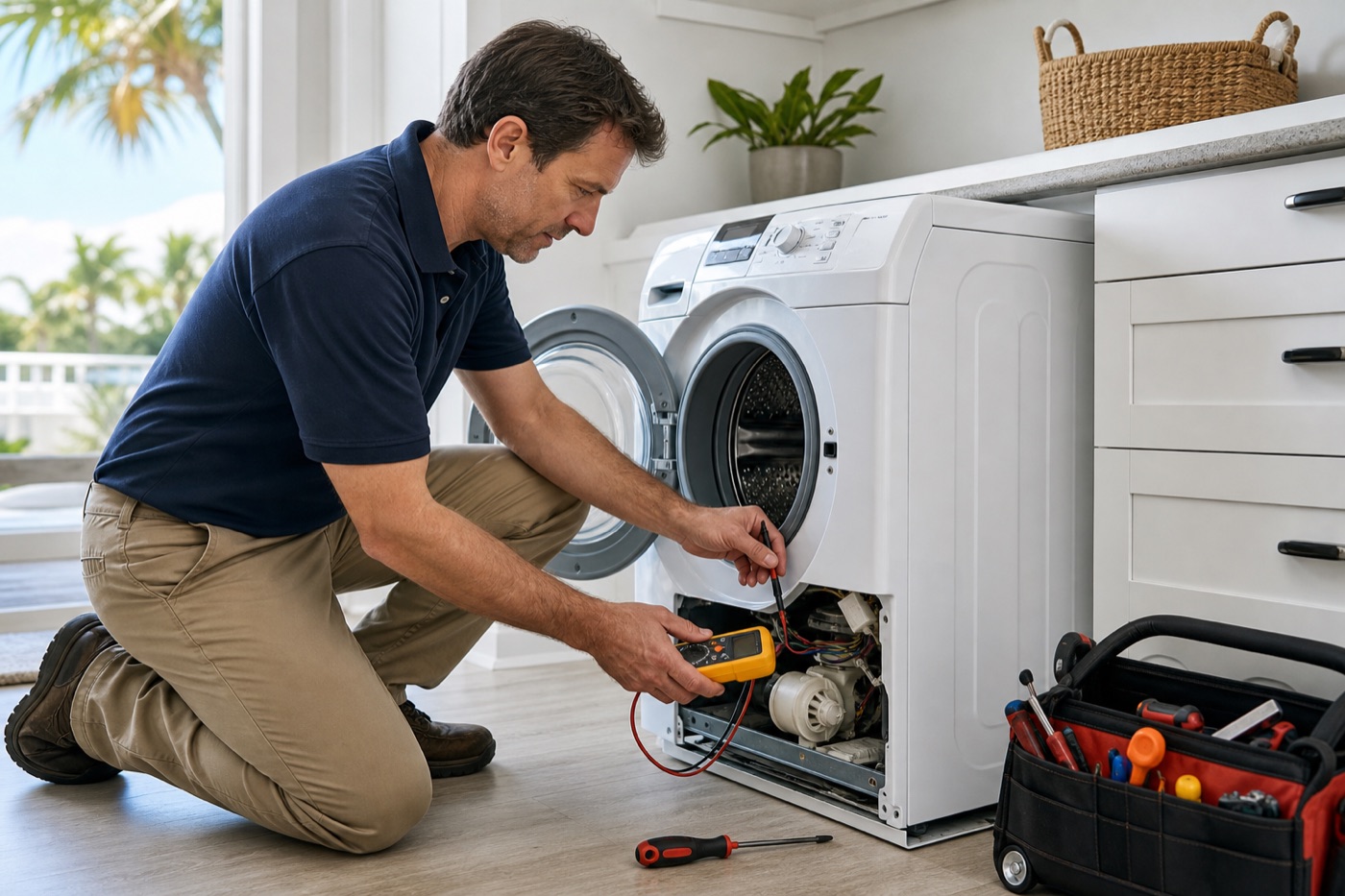 Washer repair visual for Bonita Springs appliance service