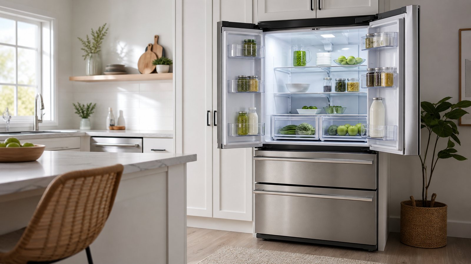 Refrigeration appliance brands support visual