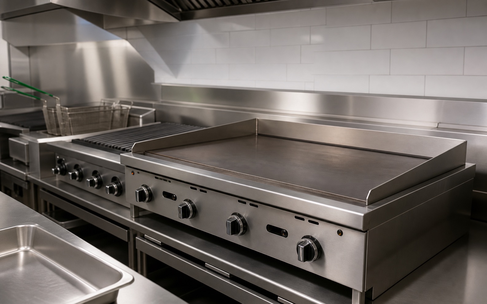 Commercial griddle and grill equipment visual
