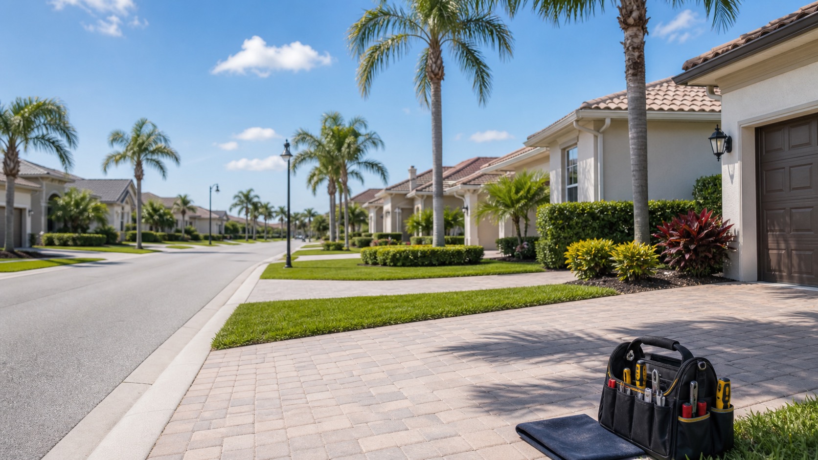 Southwest Florida service area and mobile appointment visual