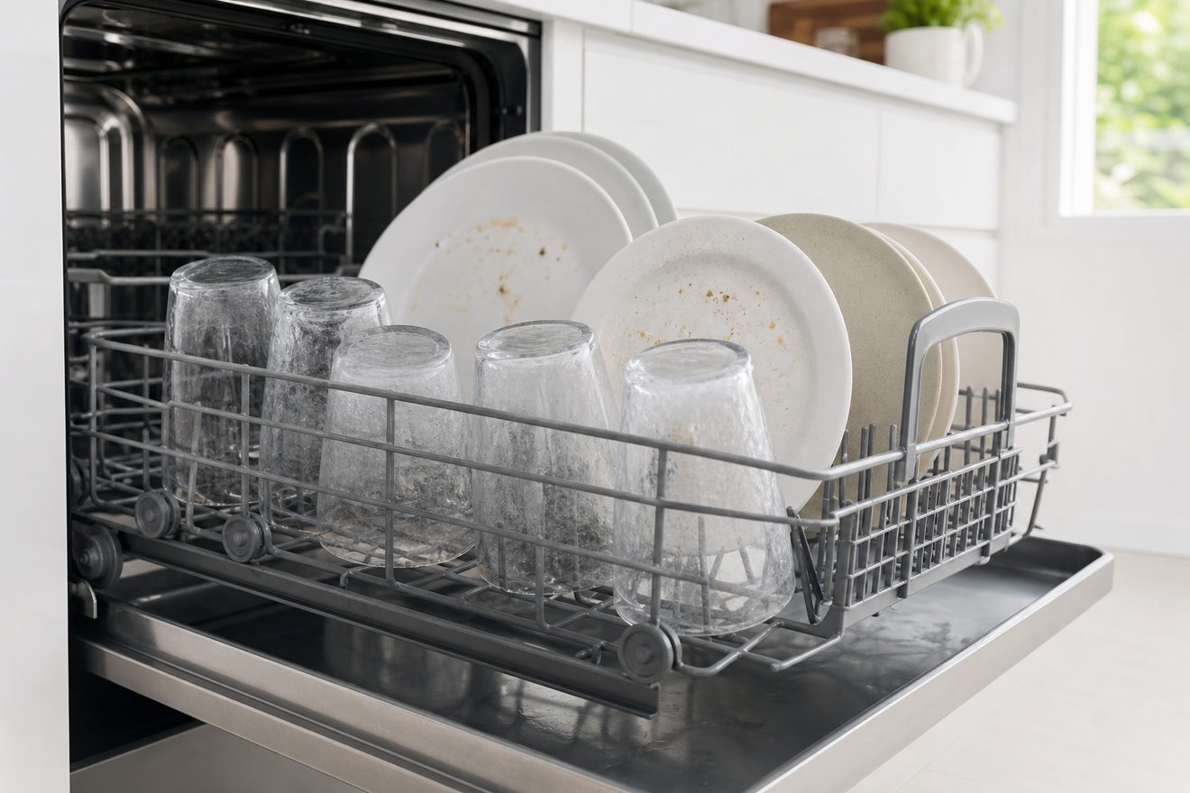 Poor cleaning or poor drying results