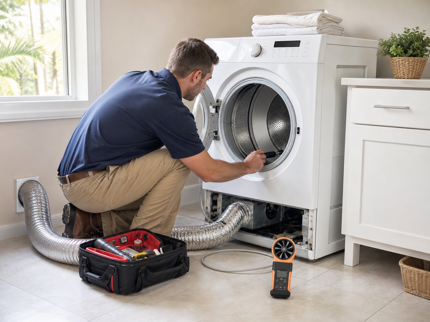 Dryer Repair in a Fort Myers home service setting
