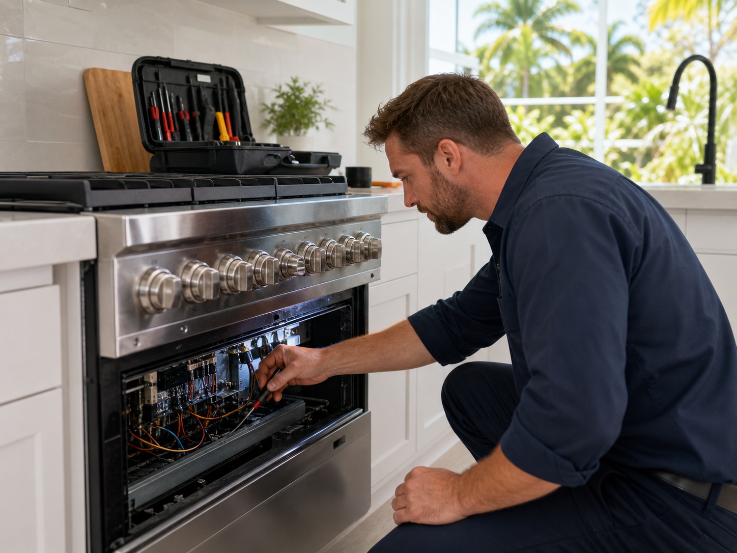 Oven and Stove Repair in a Fort Myers home service setting