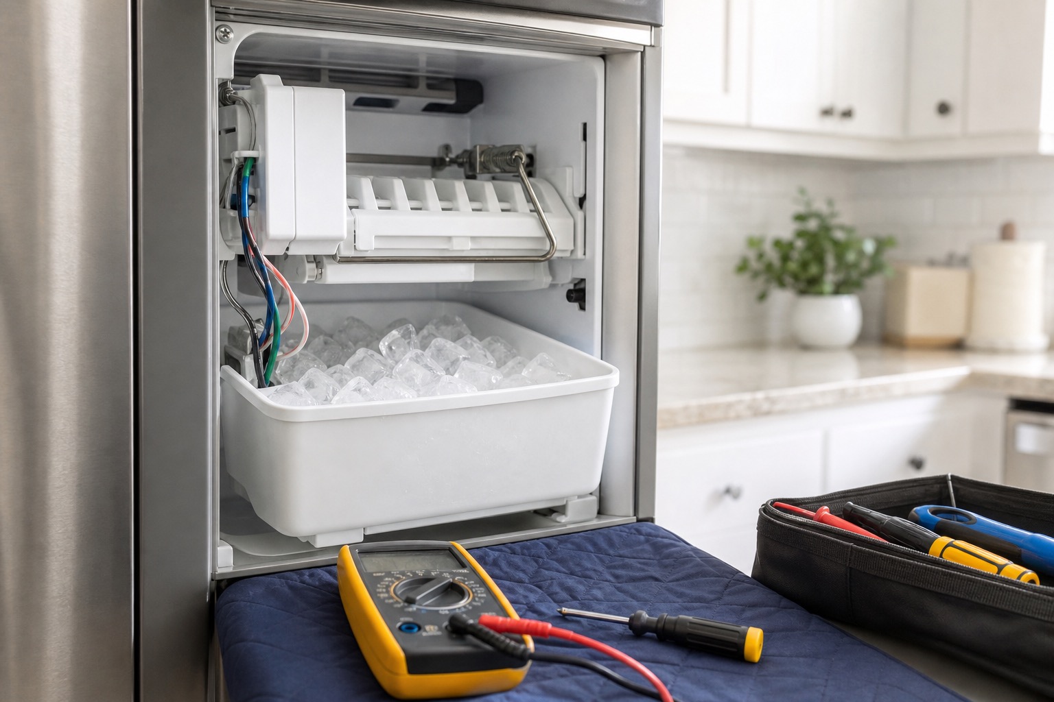 Ice maker repair cost and condition comparison visual