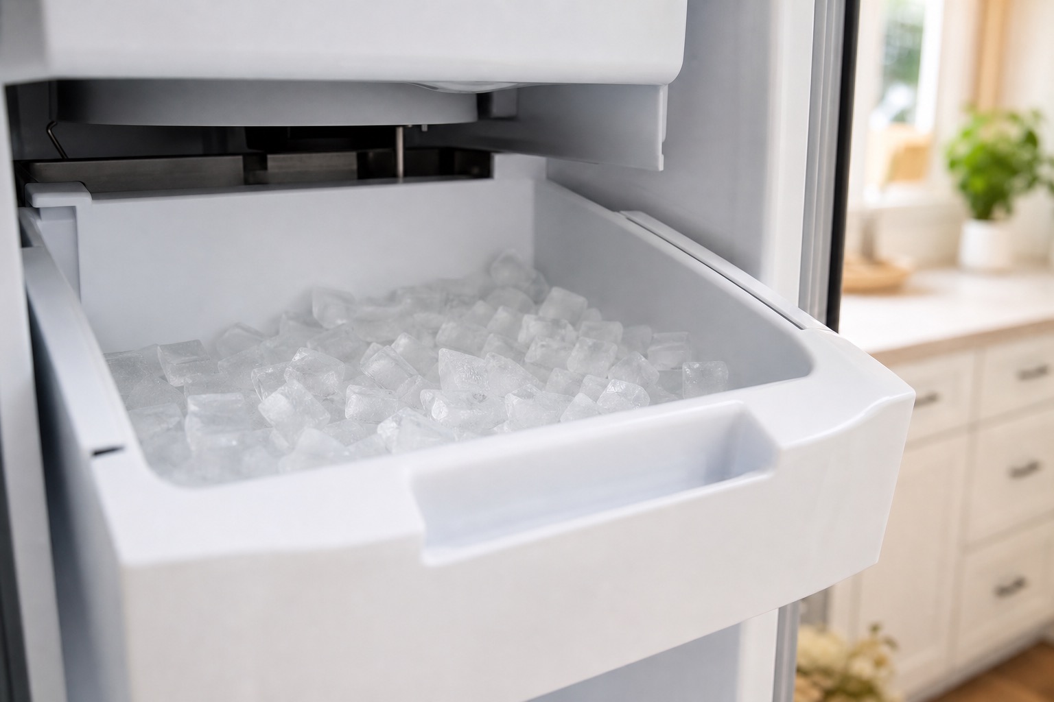 Ice maker with clumping or jammed ice