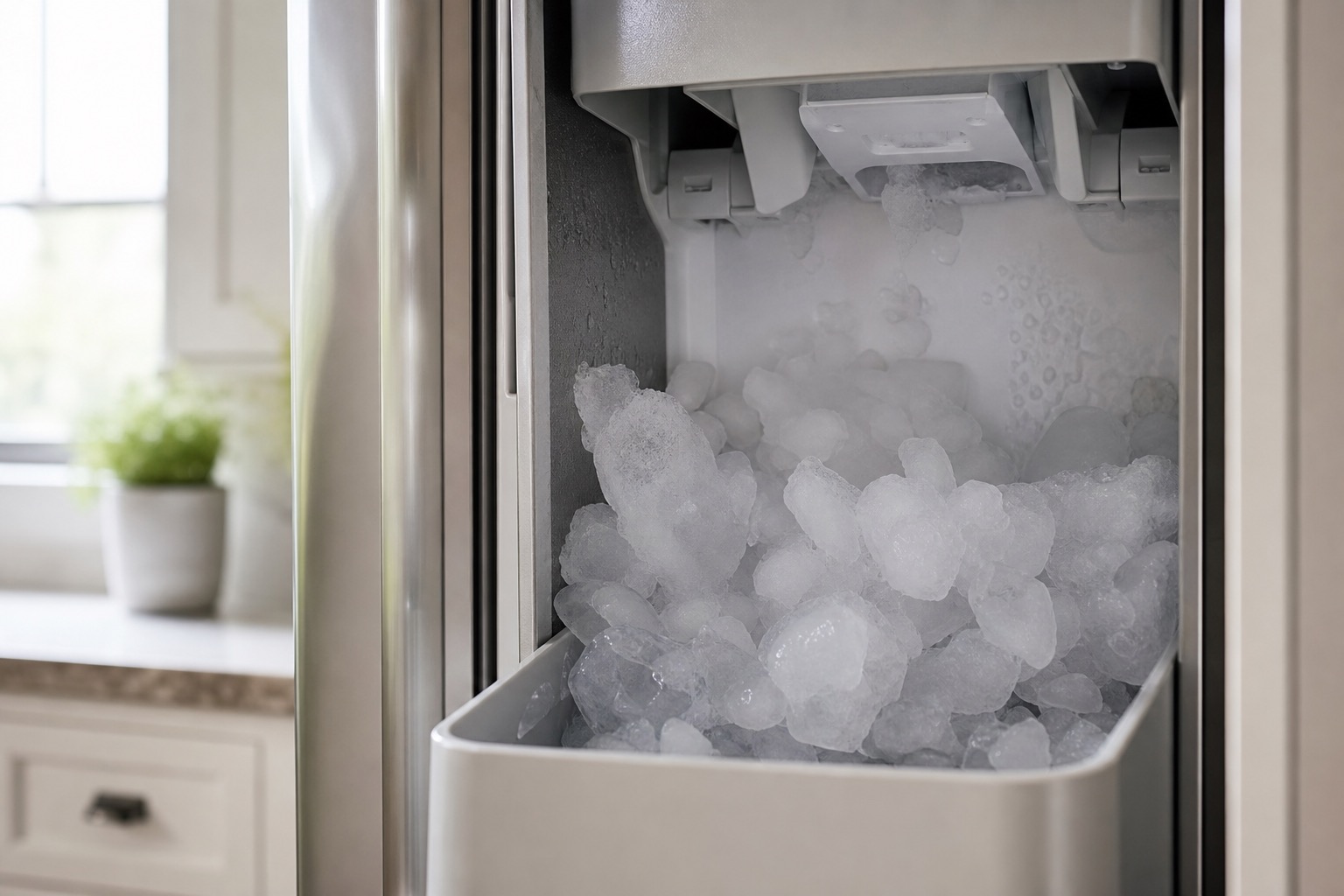 Ice maker leaking water