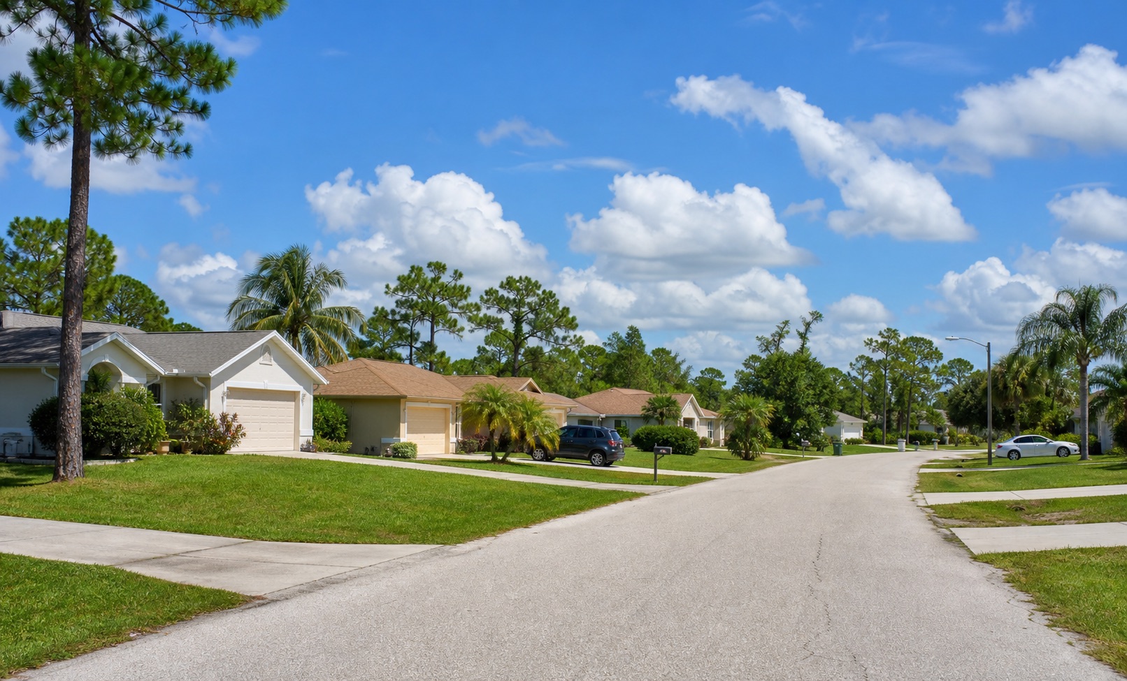 Lehigh Acres neighborhood street visual