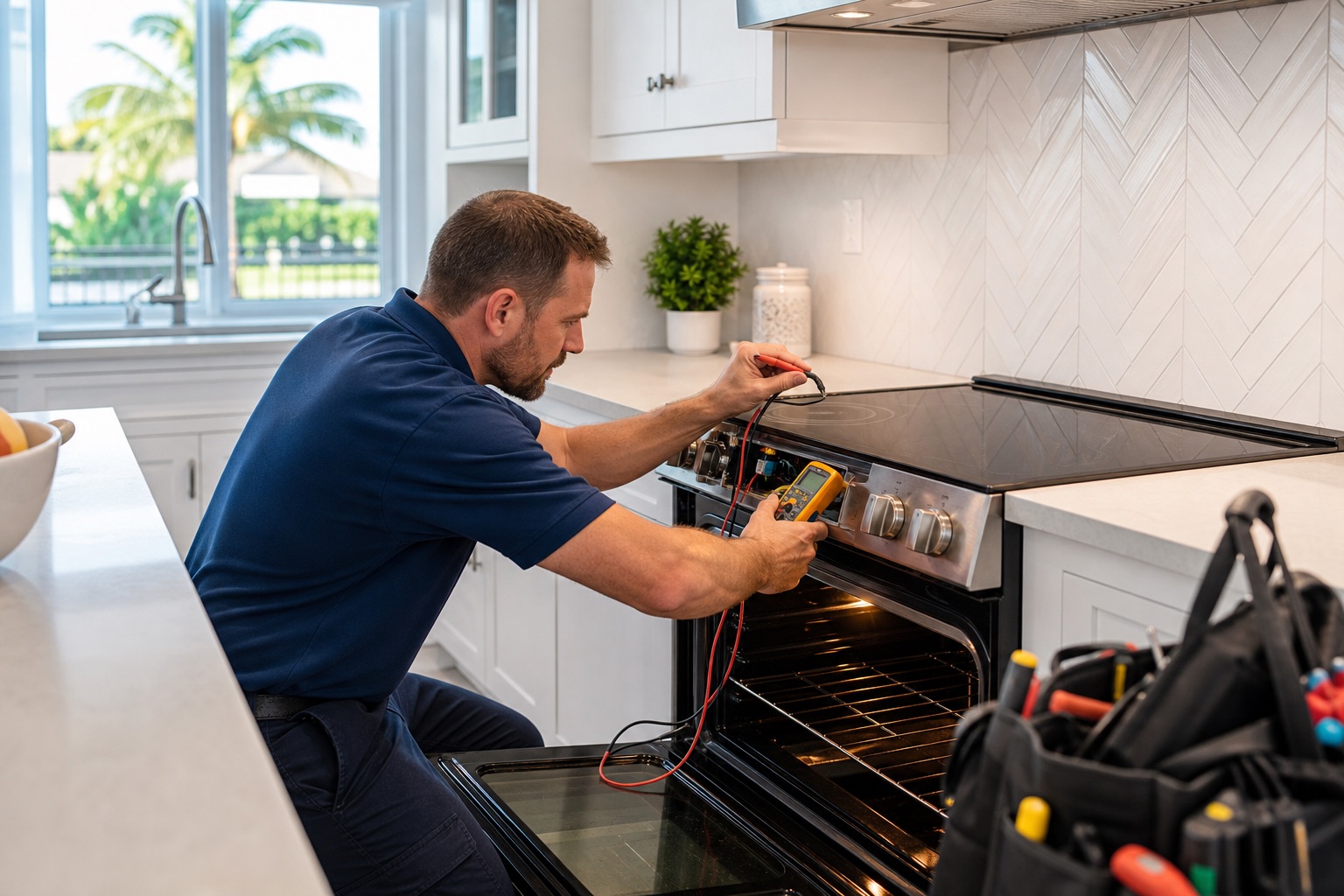 Oven and range repair visual for Lehigh Acres appliance service