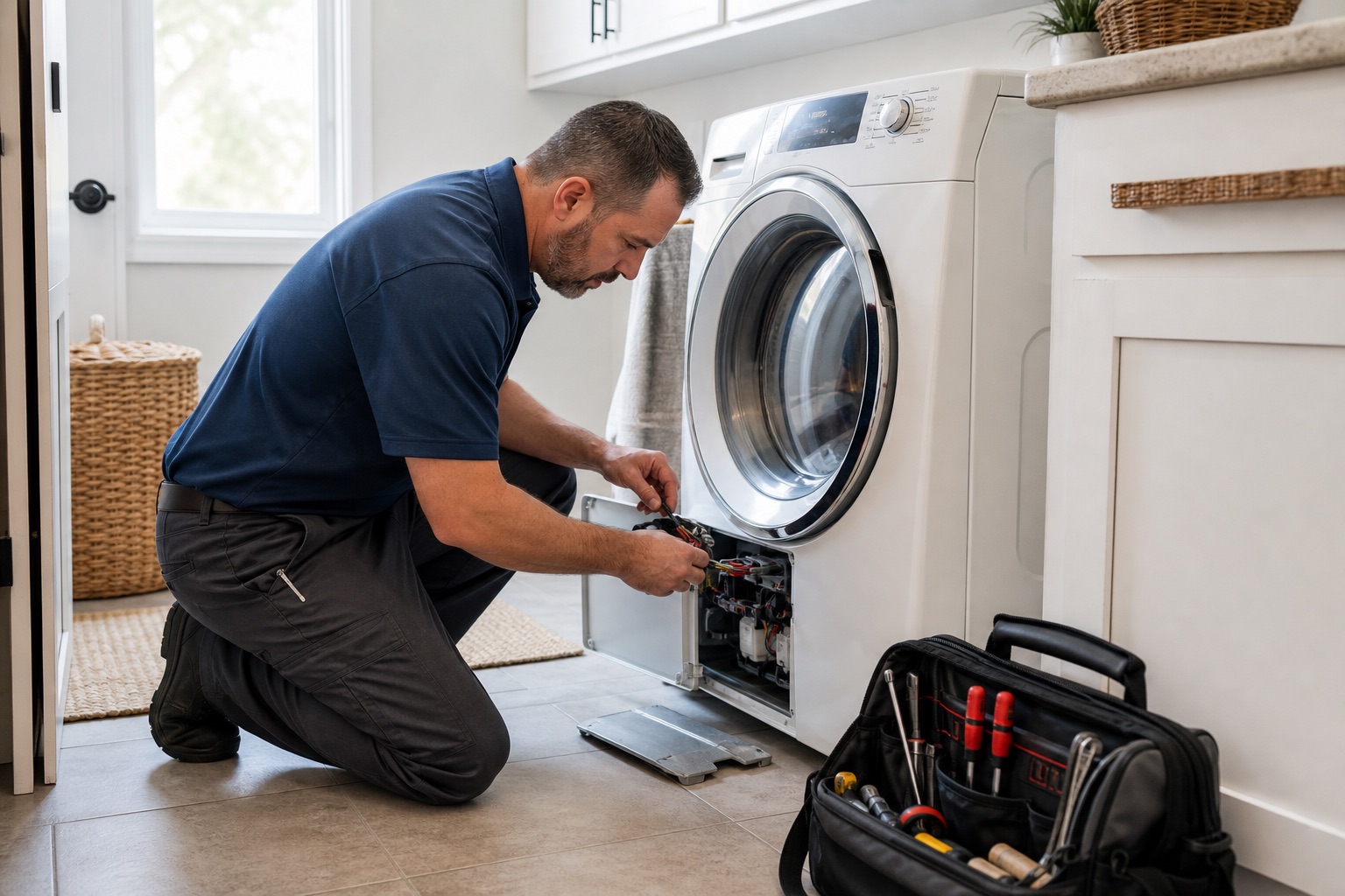 Washer repair visual for Lehigh Acres appliance service