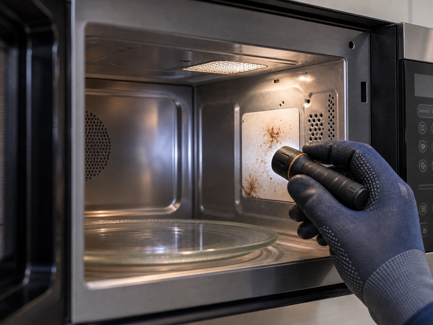 Microwave shuts off unexpectedly