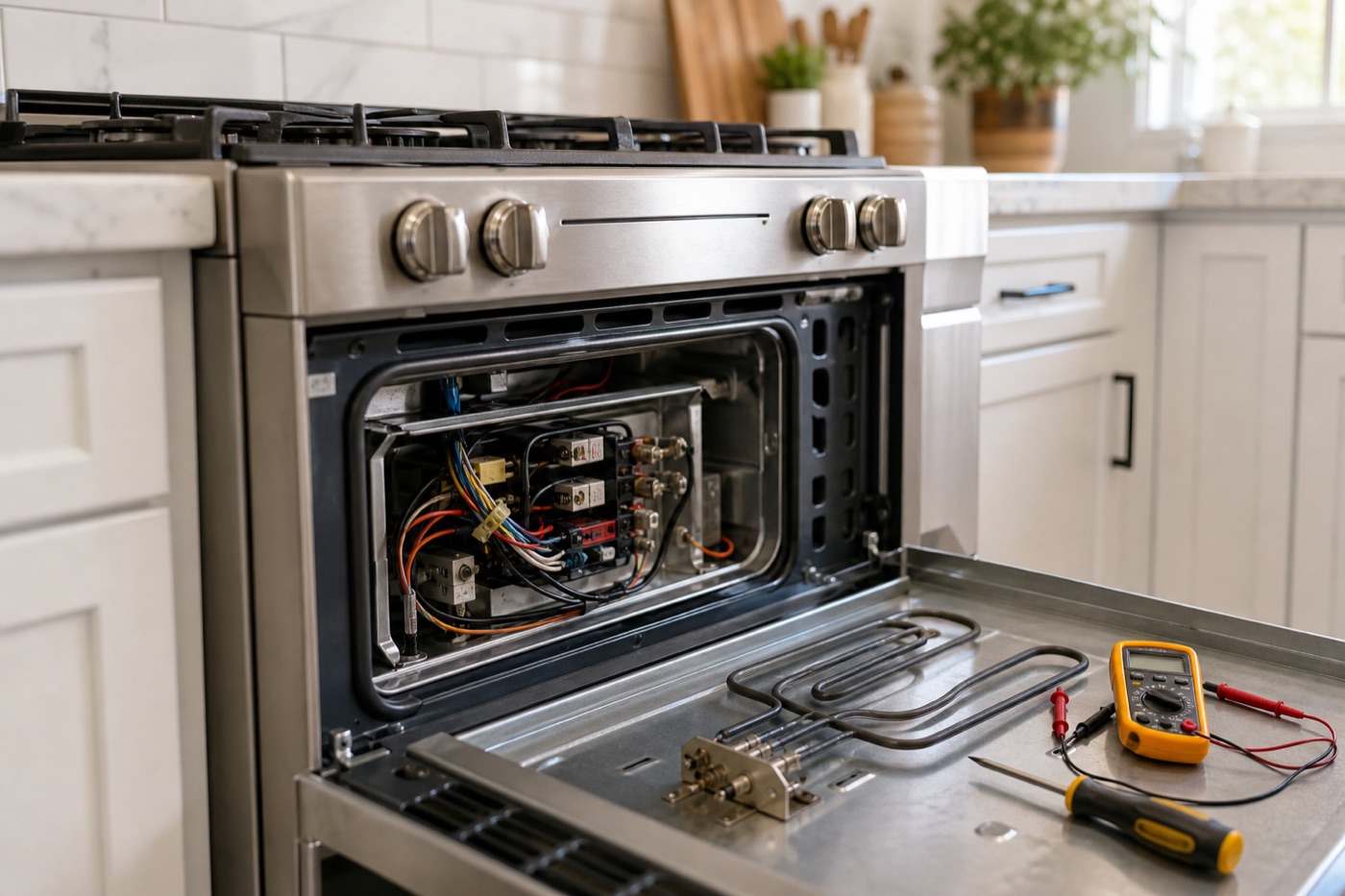 Oven and Stove Repair diagnosis support