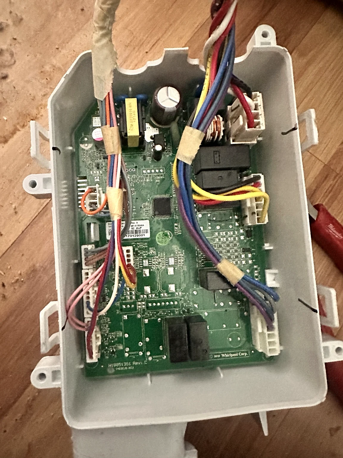 Refrigerator control board repair