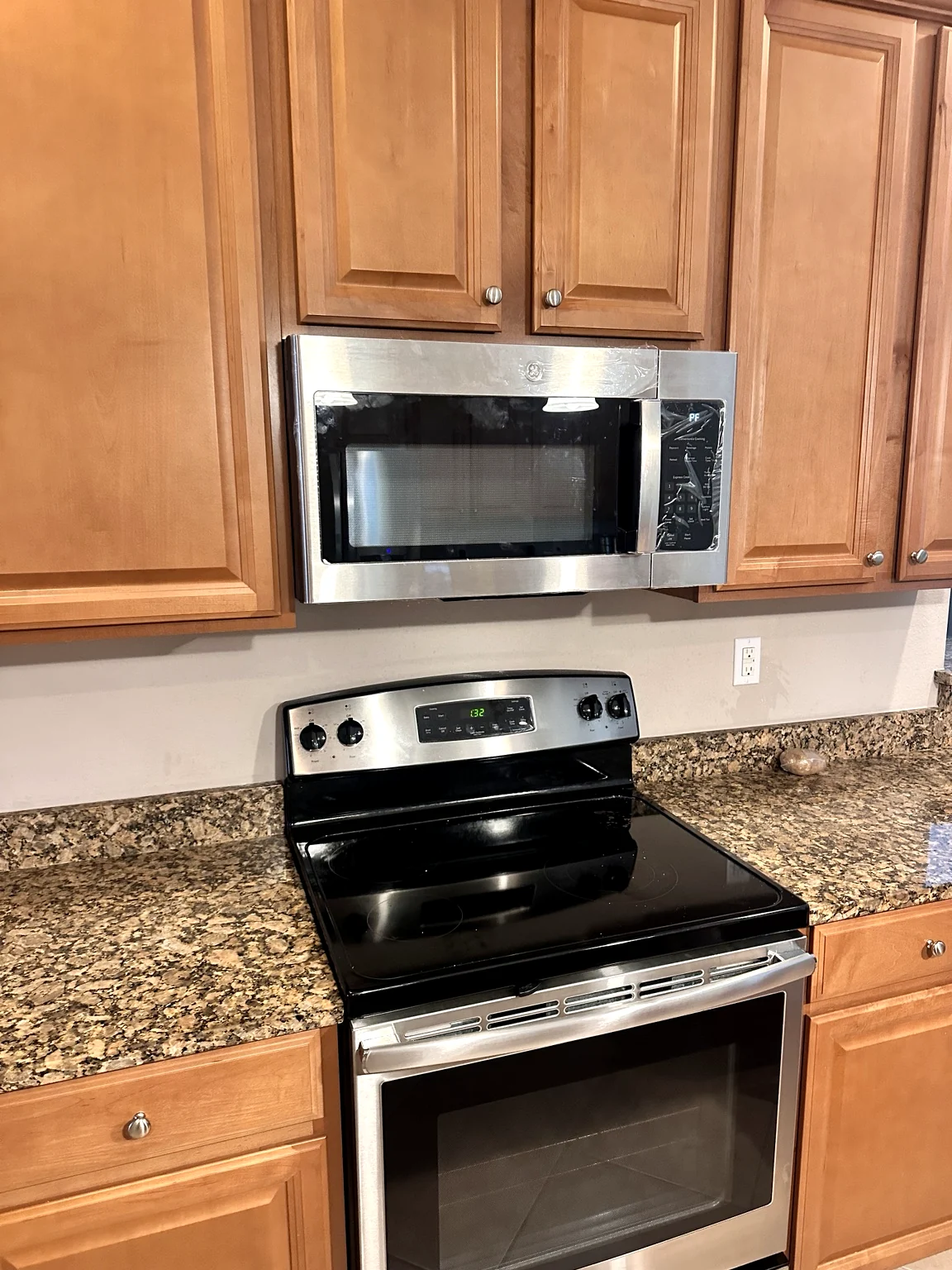 GE over-the-range microwave installed in Estero, FL
