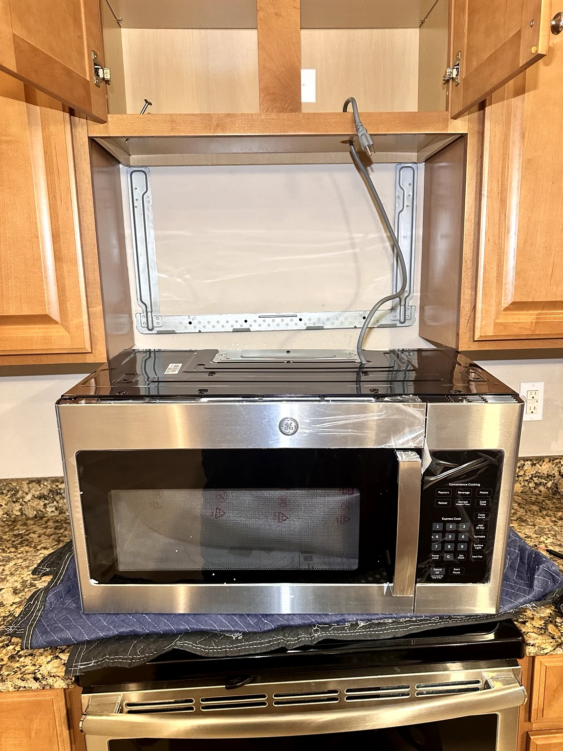 Microwave installation process