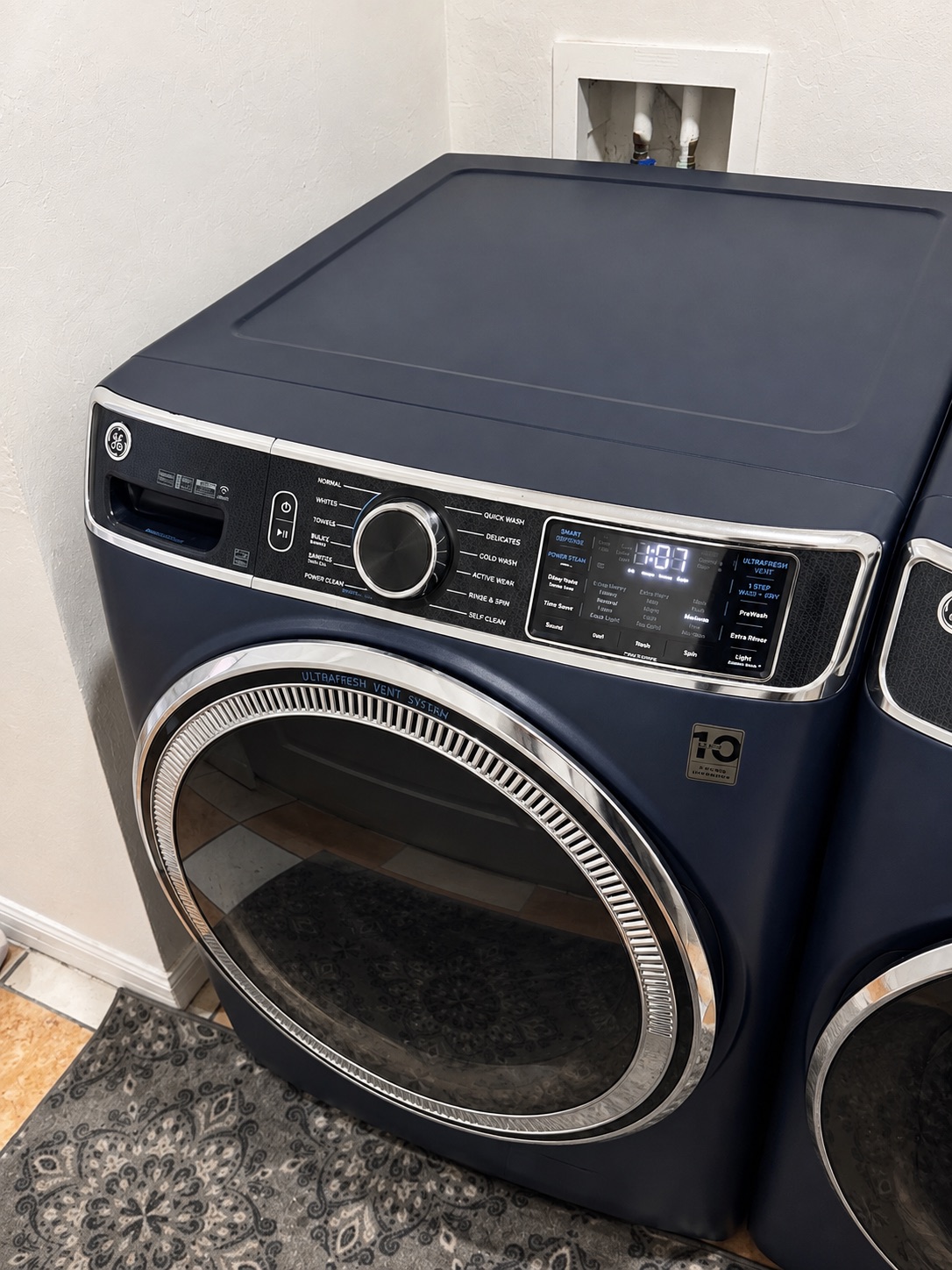 GE GFW850SPN1RS washer repaired during an inverter replacement service call in Lehigh Acres Florida