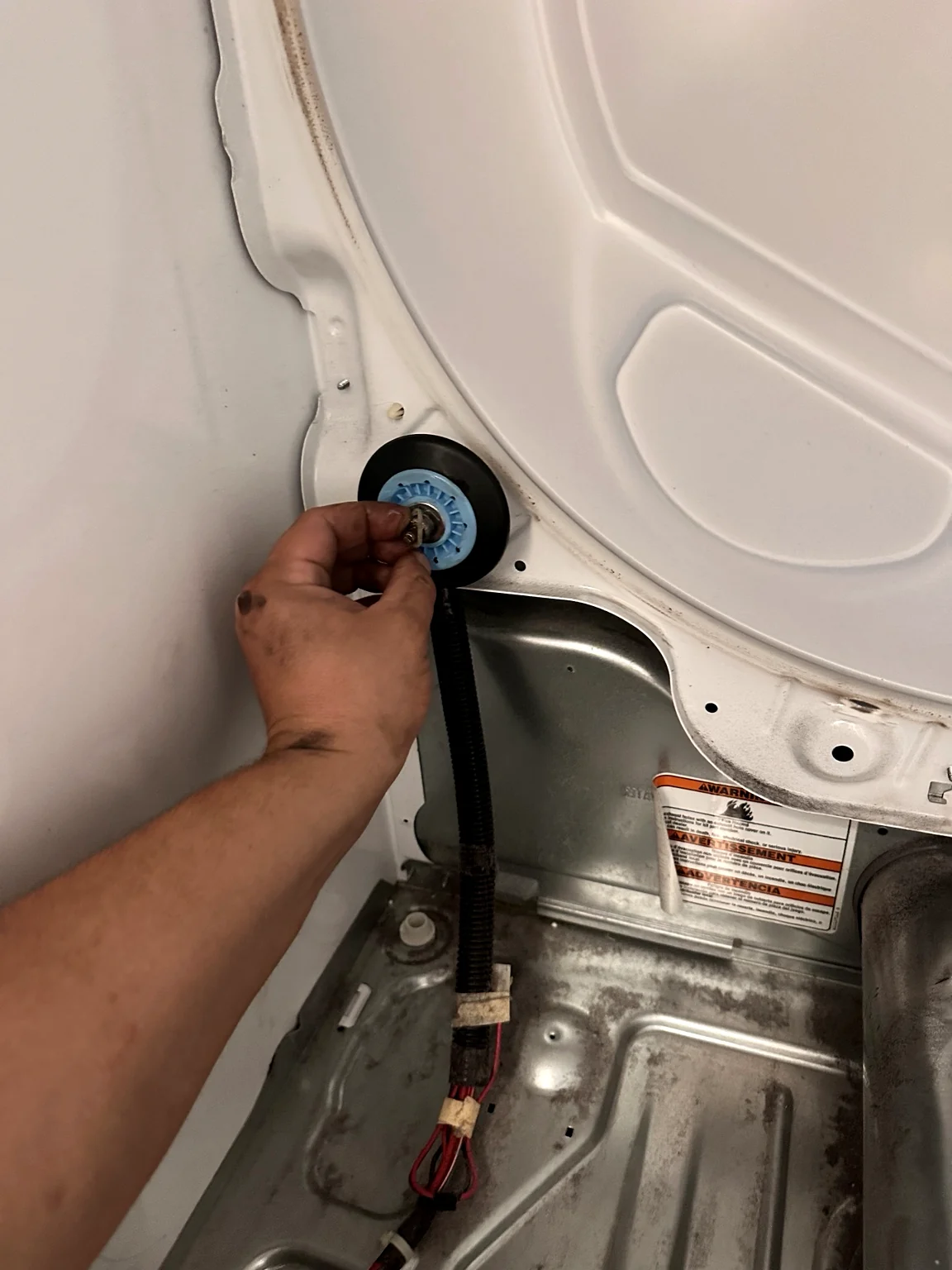 Drum roller replacement