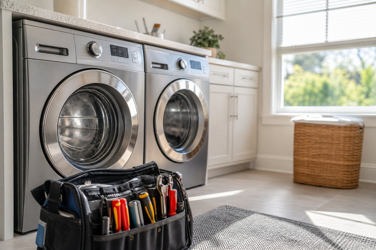 Appliance repair service support visual for customer trust